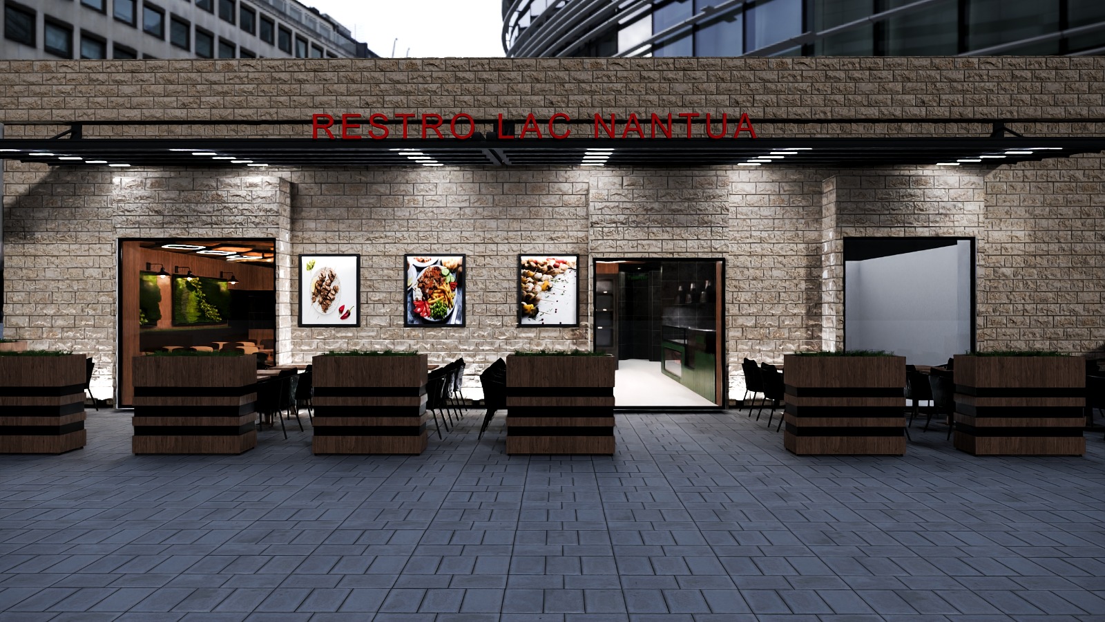 Restaurantdesign | Resto Du Lac Nantua